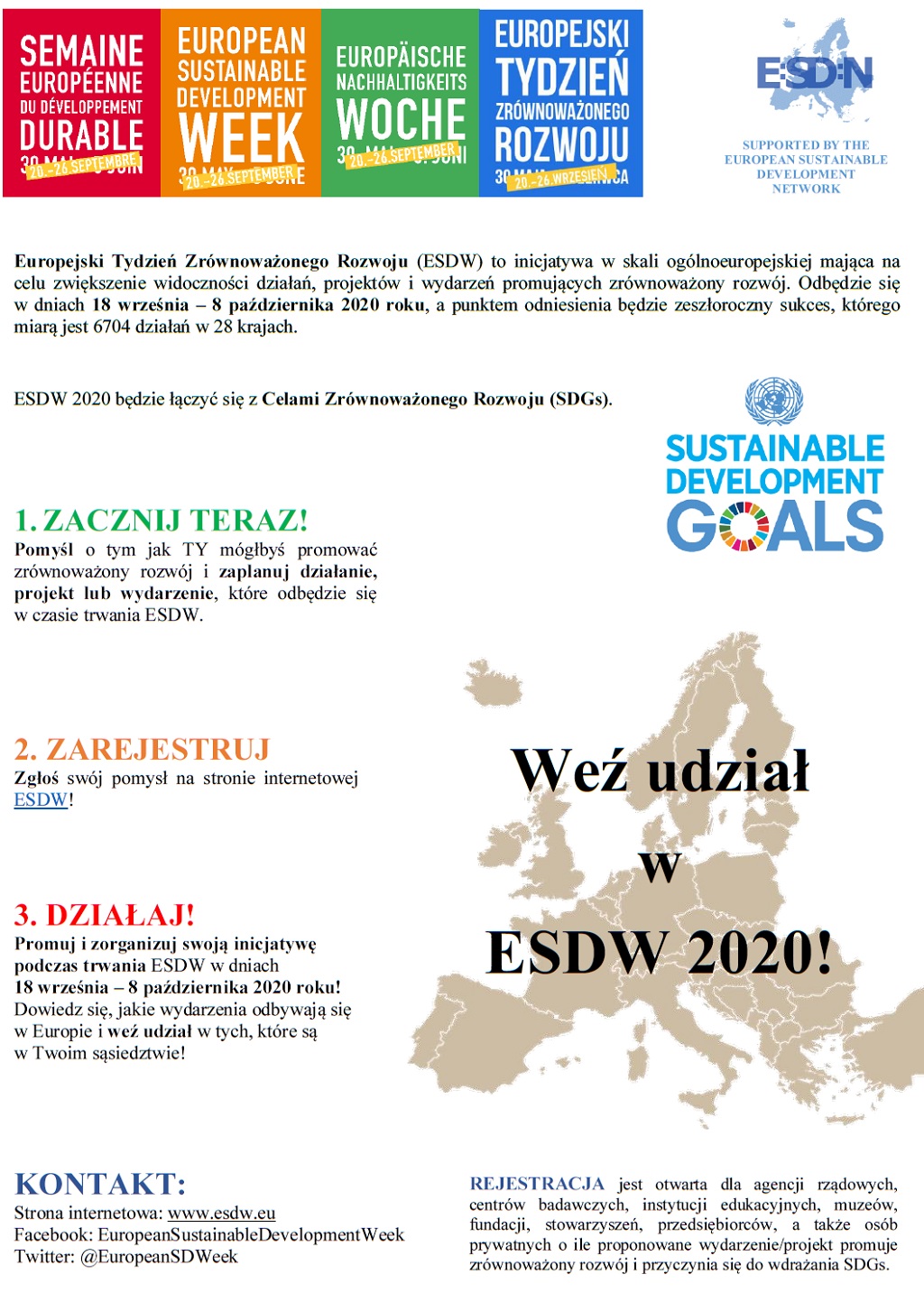 Europejski Tydzień Zrównoważonego Rozwoju